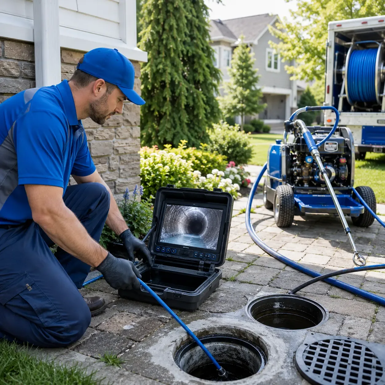 Outdoor drain cleaning professionals serving Somers, CT