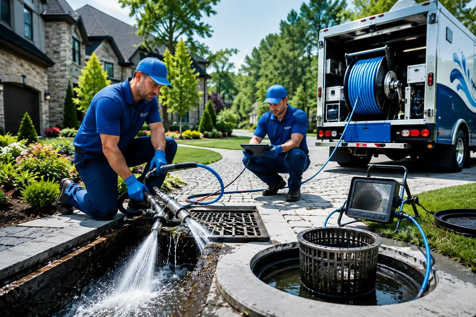 Local outdoor drain cleaning professionals in Somers, CT
